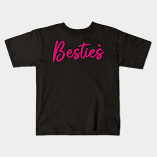 Besties Cute Matching Mother Daughter Best Friend Womens Kids T-Shirt